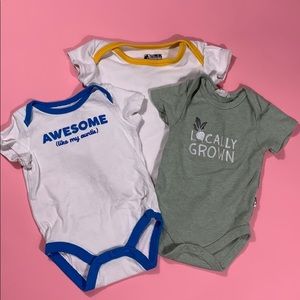 LOT of 3 Onesies for 3months. Locally Grown Auntie